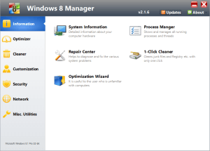 Windows 8 Manager screenshot