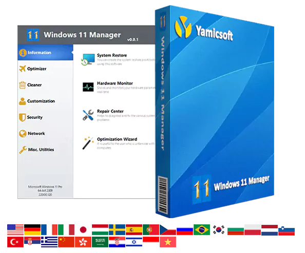 Windows optimizer, cleaner, repair software & tweaking tool | Yamicsoft