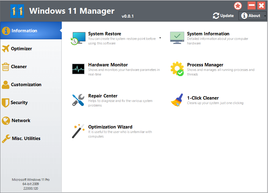 Windows 11 Manager